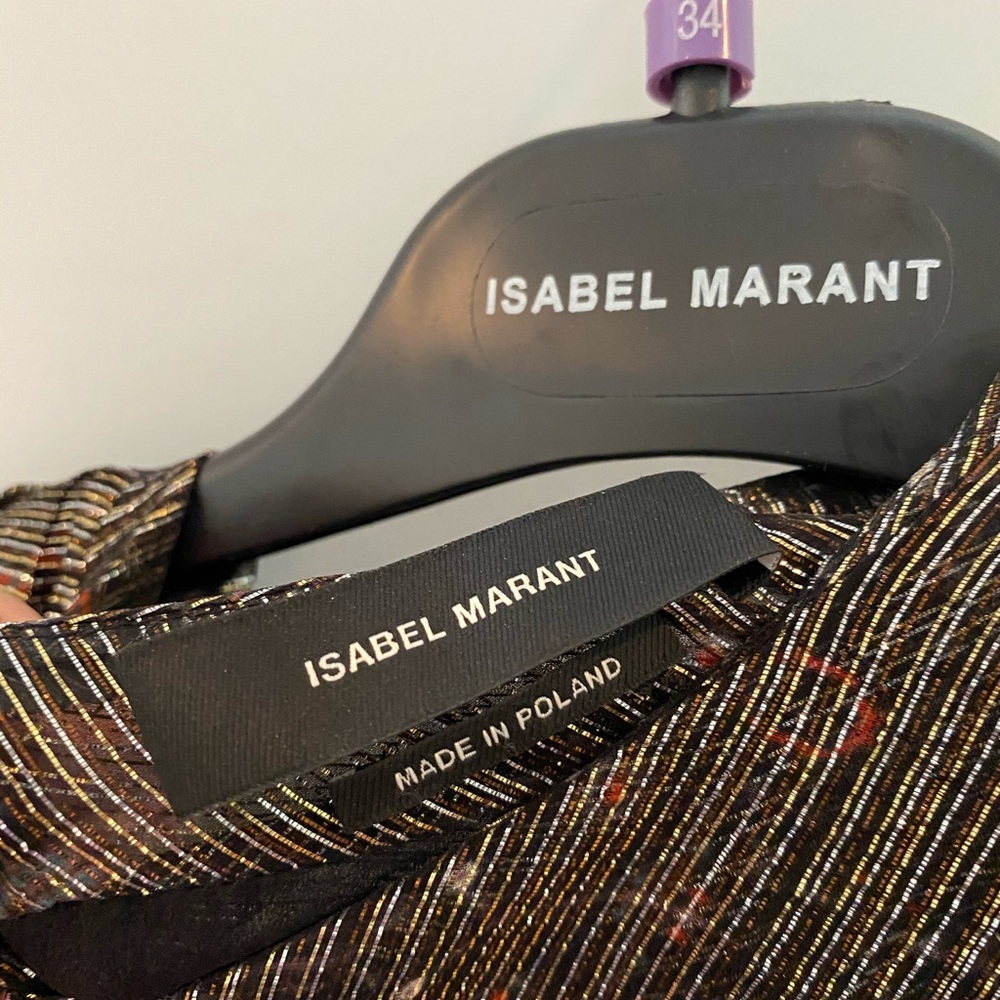 Isabel Marant Louna Shiny Top. Like New - image 5